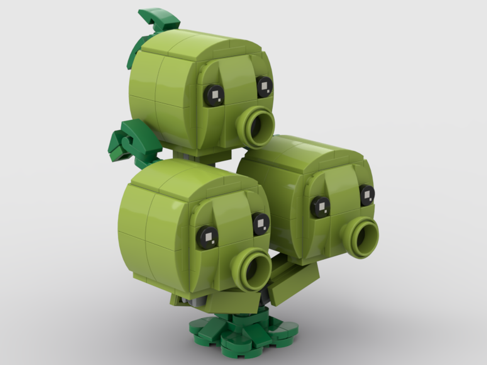 Lego PVZ 2 Threepeater