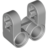 Lego Technic Axle and Pin Connector Perpendicular Double Split / Light Bluish Gray