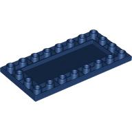 Lego Tile Special 4 x 8 Inverted / Dark Blue