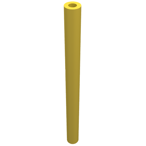 Lego Hose Rigid 3mm D. 5L / 4.0cm / Yellow
