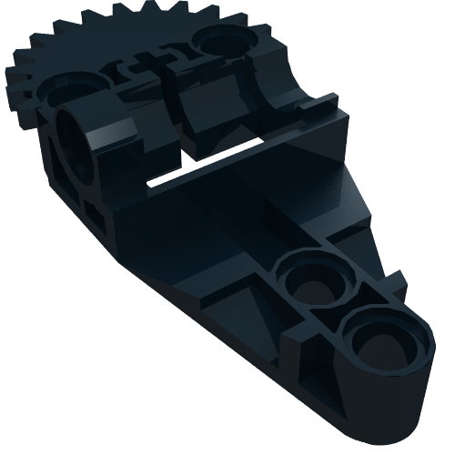 Lego Technic Gearbox Half / Black
