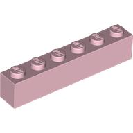 Lego Brick 1 x 6 / Pink
