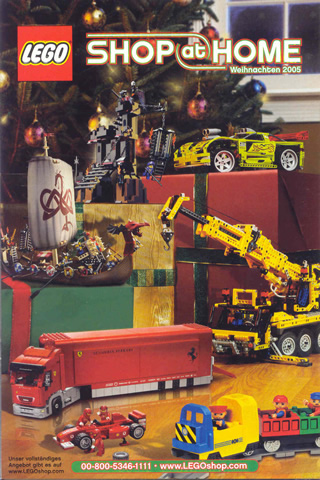Lego 2005 Insert - World Club Magazine German - Christmas - Weihnachten