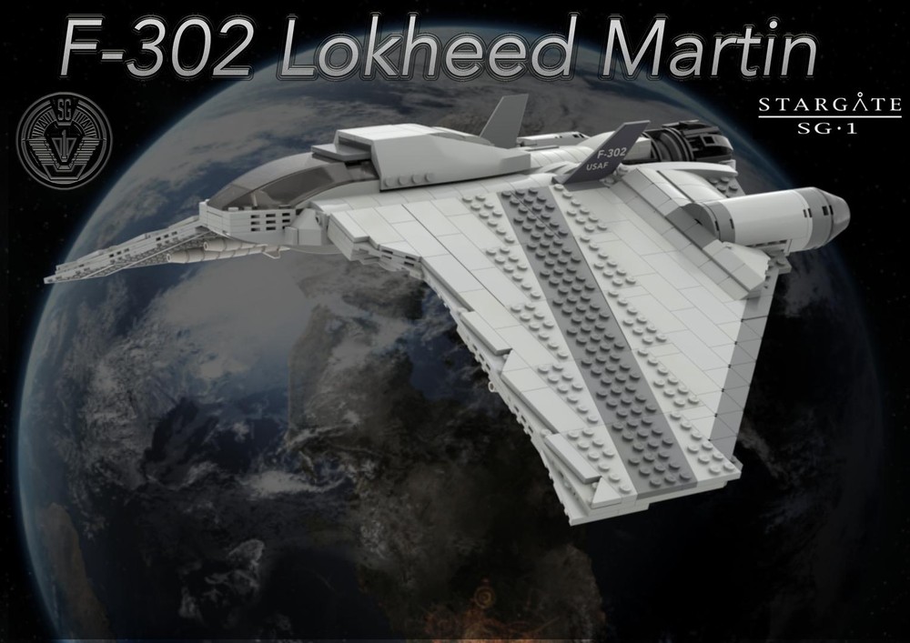 Lego Stargate F-302 Lohkeed Martin