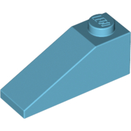 Lego Brick Sloped 33° 3 x 1 / Medium Azure