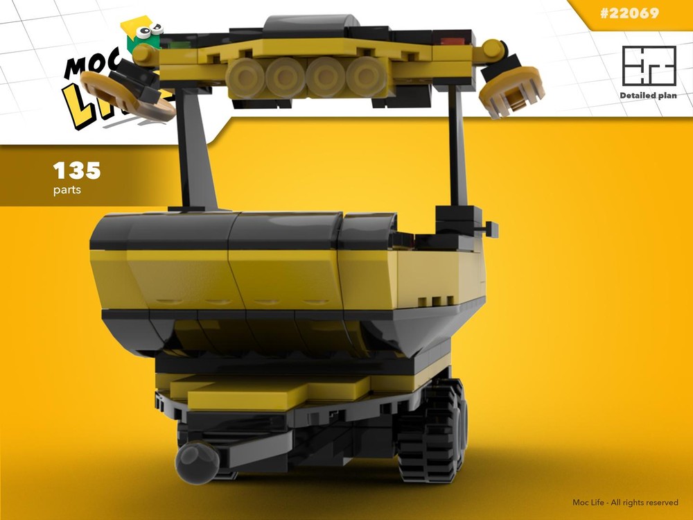 Lego Wakeboard boat with trailer