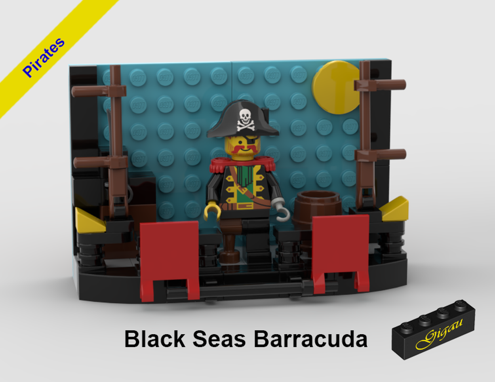 Lego Black Seas Barracuda Scene for TV #40774