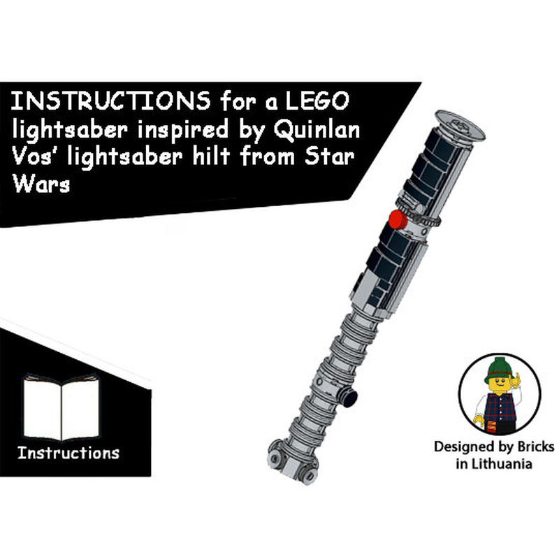 Lego Quinlan Vos' lightsaber