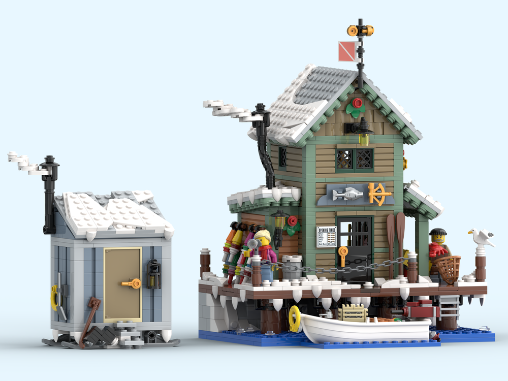 Lego Winter Fish & Supply