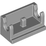 Lego Hinge Brick 1 x 2 Base / Light Bluish Gray