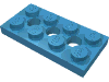 Lego Technic Plate 2 x 4 [3 Holes] / Maersk Blue
