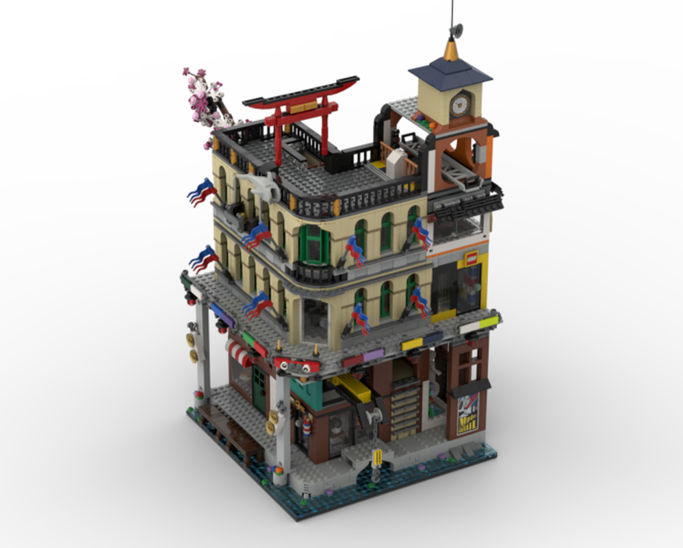 Lego the ninjago city shopping center