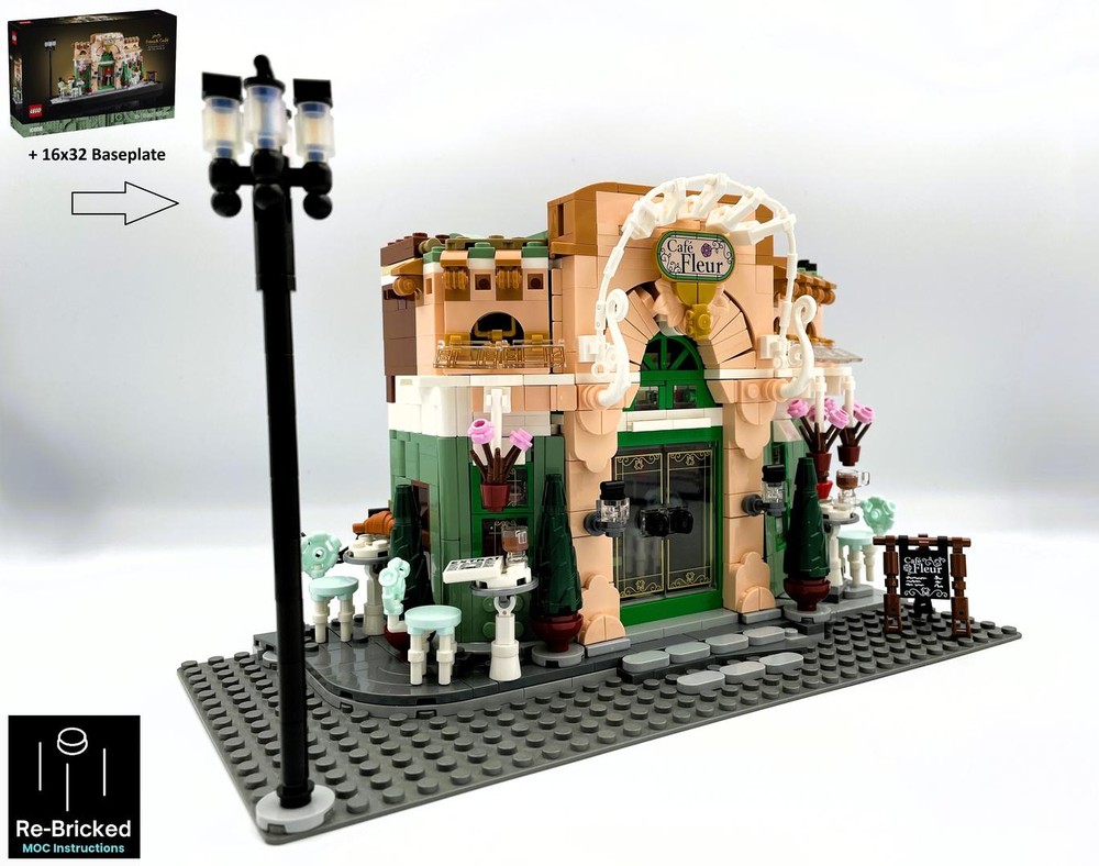 Lego Cafe Fleur Modular Alternate build of 10362