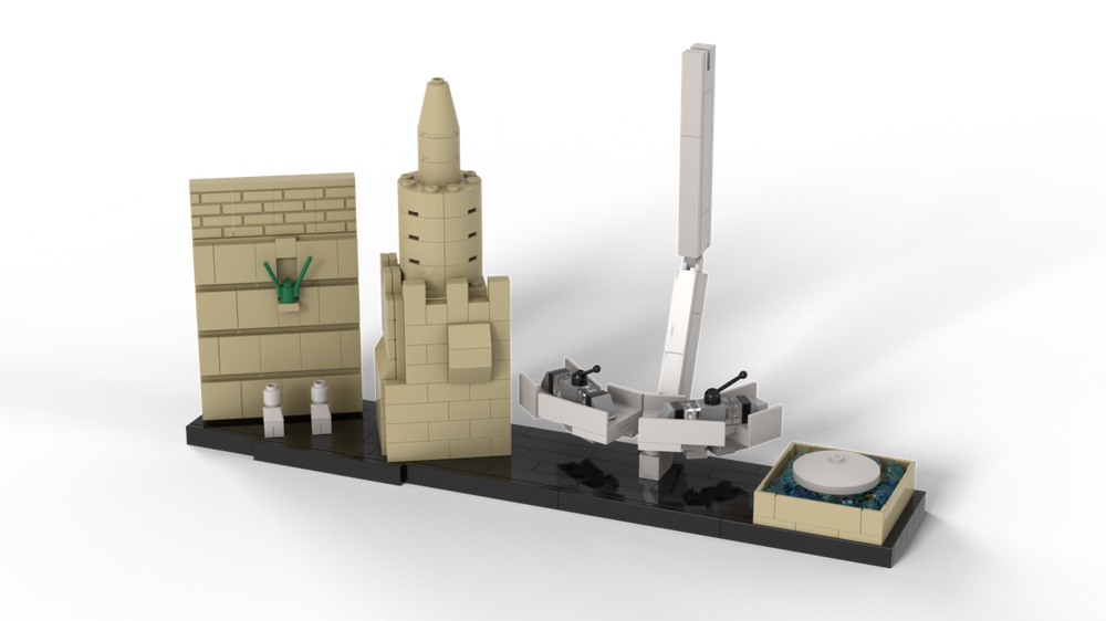 Lego Jerusalem Skyline