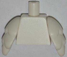 Lego Torso Plain / White Bird Wings