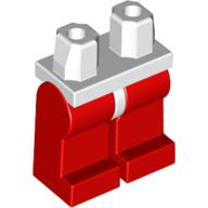 Lego Hips and Red Legs / White