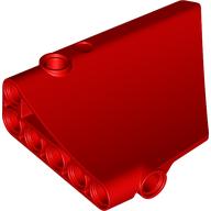 Lego Technic Panel Fairing #43 5 x 7, Side B Inverted / Red