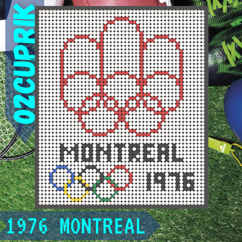 Lego Montreal 1976 Olympic Poster
