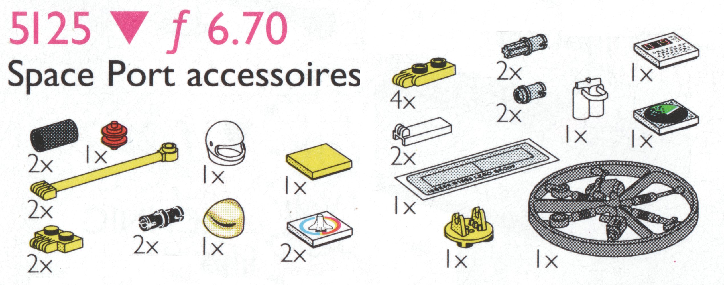 Lego Spaceport Accessories