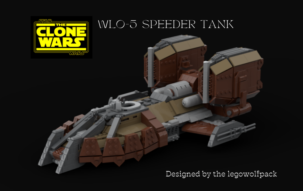 Lego WLO-5 speeder tank pirate
