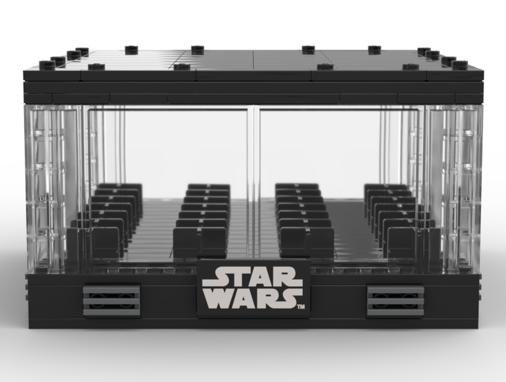 Lego Enclosed Star War Minifigure display
