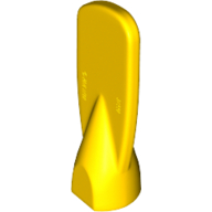 Lego Equipment Oar / Paddle End / Yellow