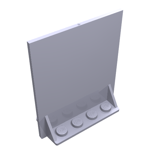 Lego Door 2 x 5 x 5 Swivel, Bracket Base / Light Violet