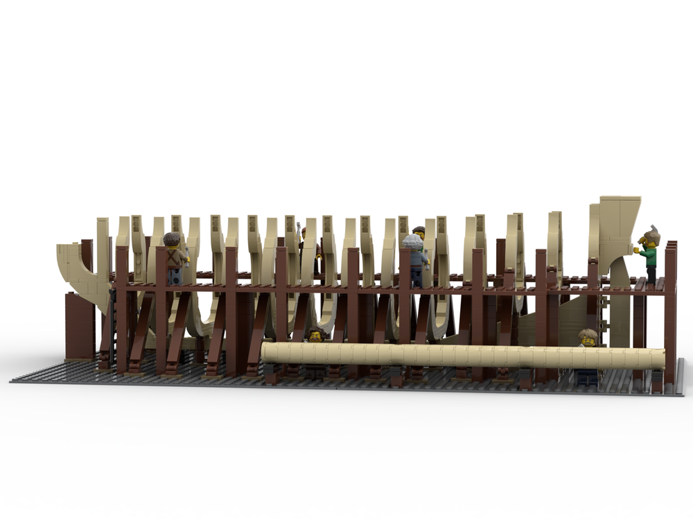 Lego Medieval ship wharf