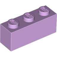 Lego Brick 1 x 3 / Lavender
