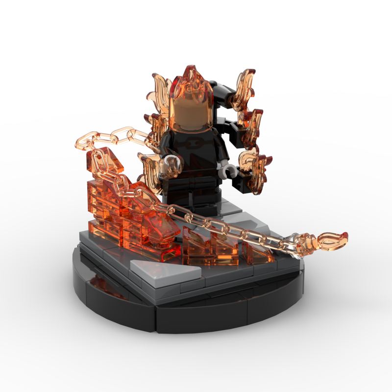 Lego Ghost Rider Diorama