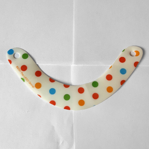 Lego Eye Bandage with Multi-Colour Spots Print / White