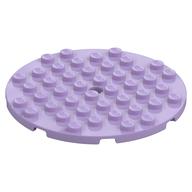 Lego Plate Round 8 x 8 / Lavender
