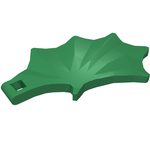 Lego Creature Body Part, Dragon Wing / Green