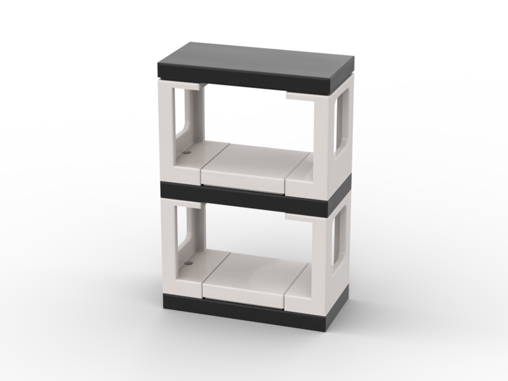 Lego Shelf - Minifig Scaled