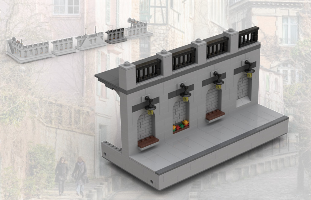 Lego Modular Parisian Promenade - Right section module