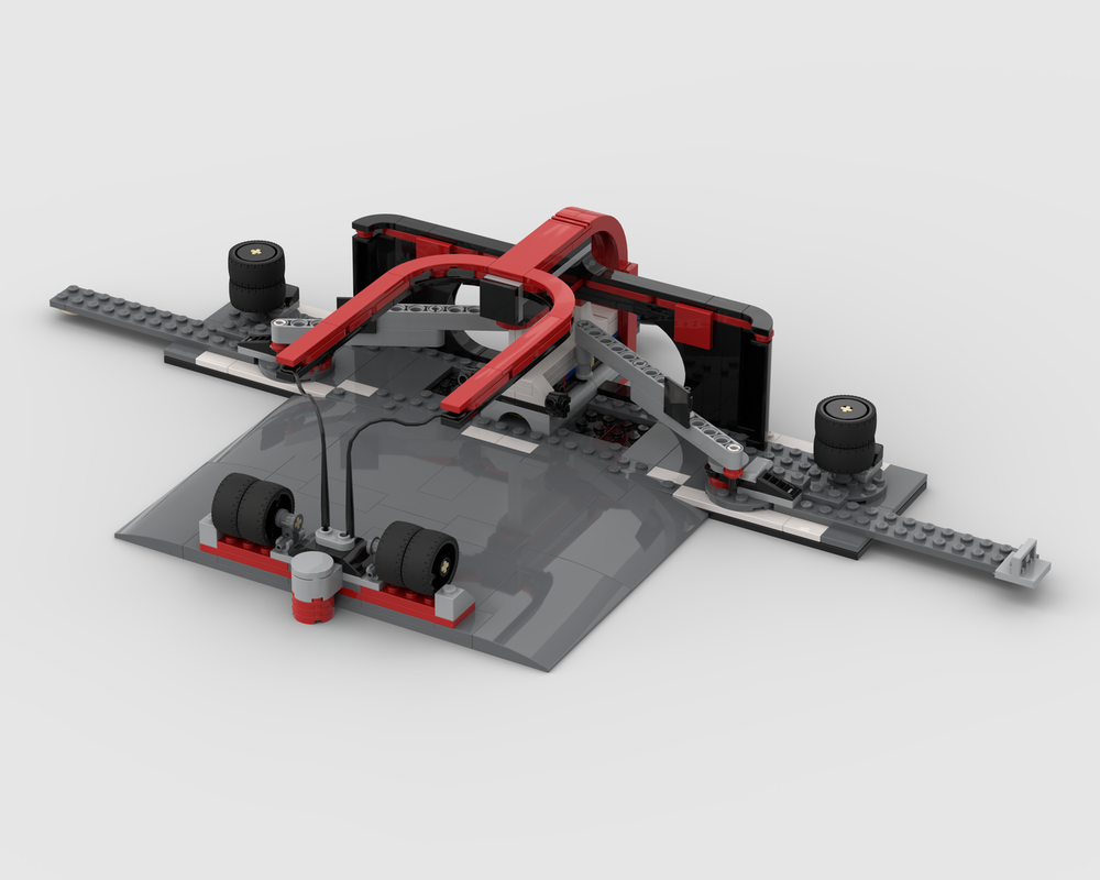 Lego 8 Stud F1 Pit Stop Upgrade (fully functional)