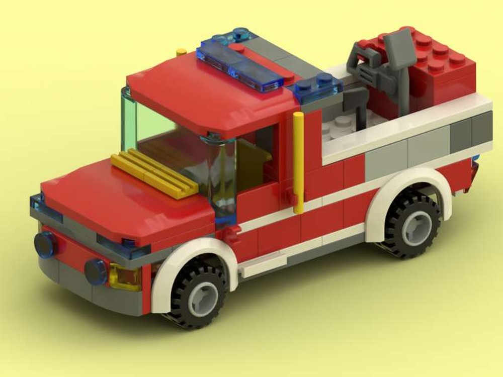 Lego firefighters pick up