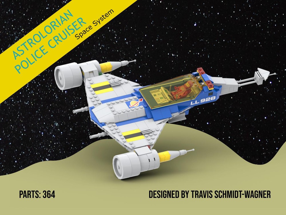 Lego 10497 Alt Build- Astrolorian Police Cruiser