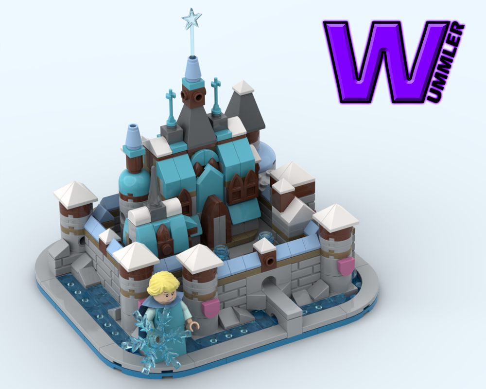 Lego Arendelle mini castle - Winter Edition