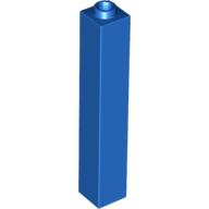 Lego Brick 1 x 1 x 5 with Blocked Open or Hollow Stud / Blue