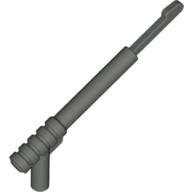 Lego Weapon Spear Gun with Rounded Trigger and Thin Spear Base / Dark Gray