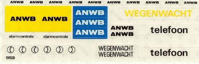Lego Sticker Sheet for Set 1590-2