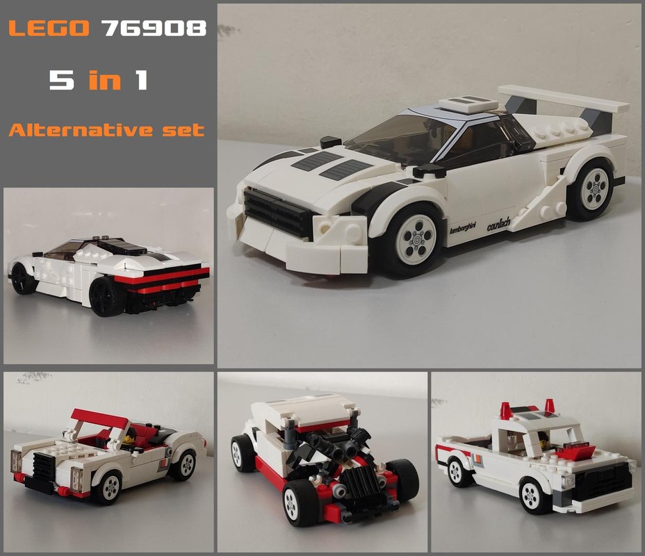 Lego 76908 5 in 1 Alternative set