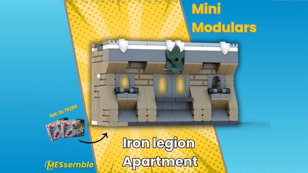 Lego Iron legion Apartment - mini modular