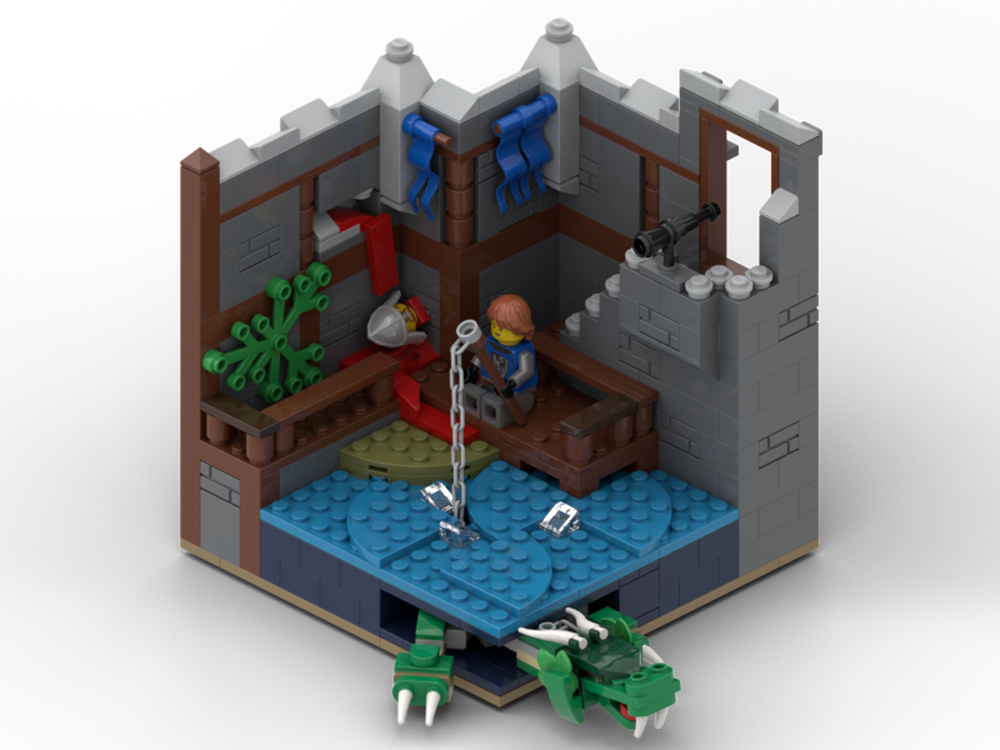 Lego 31120 - Diorama Taking the Dragon for a Swim