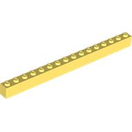 Lego Brick 1 x 16 / Bright Light Yellow
