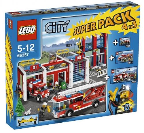 Lego City Super Pack 4 in 1