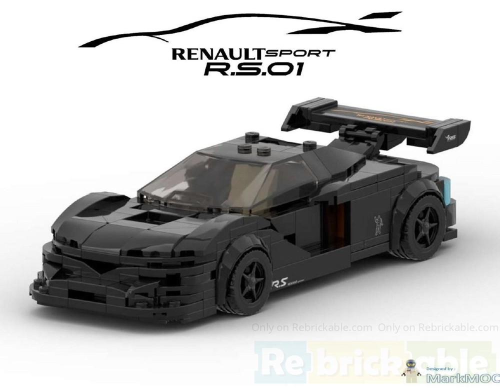 Lego RENAULT RS 01 Sport - Full BLACK