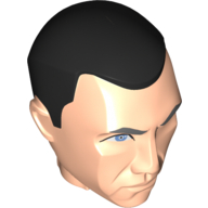Lego Large Figure Head Chirrut Îmwe / Light Nougat