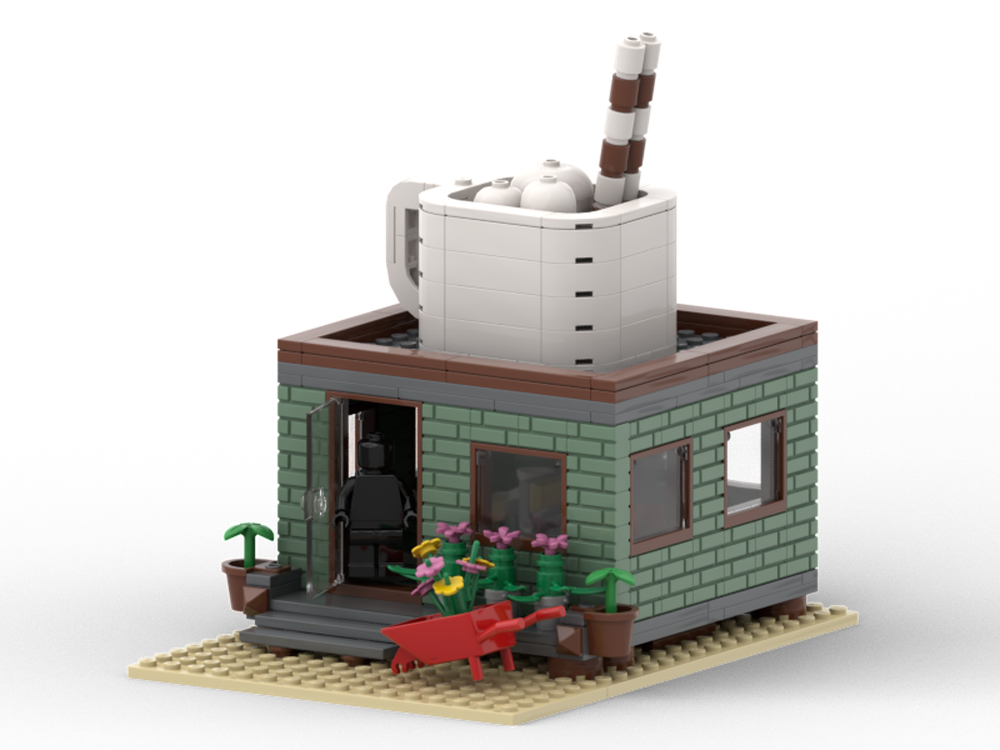 Lego Beach restaurant / beach food stand